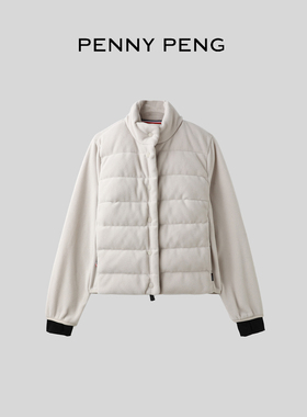 【P绒鹅绒服】PENNYPENG蓄热科技90绒简约立领显瘦羽绒服外套