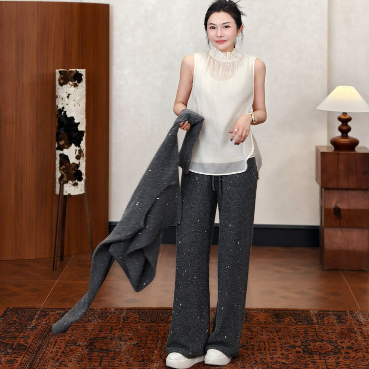 月光变奏曲设计领无袖背心