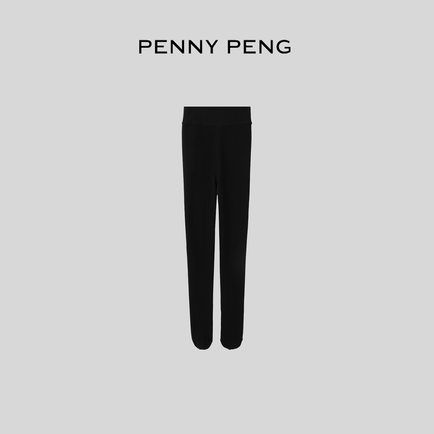 高腰提臀舒适打底连体袜女