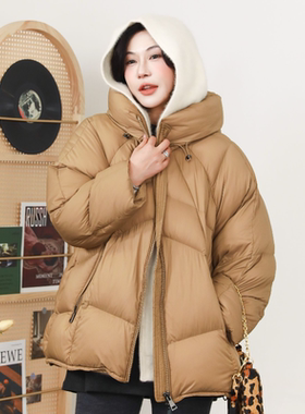 PENNYPENG零压感冬季新款保暖轻盈经典设计感连帽保暖鹅绒外套