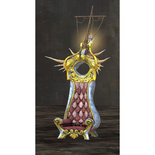 激战2海盗船长座椅商城道具黑狮宝石含wegame