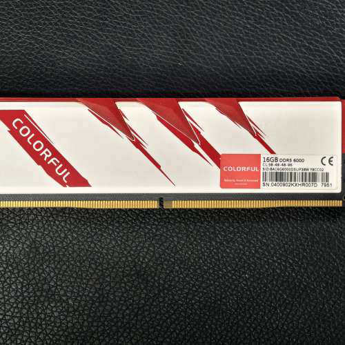 请询价；七彩虹战斧DDR5 16G  6000MHz频率，时序C38
