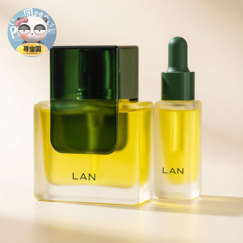 3.0以油养肤！LAN兰时光油气泡琉璃凤凰油兰花精华油修护保湿润肤