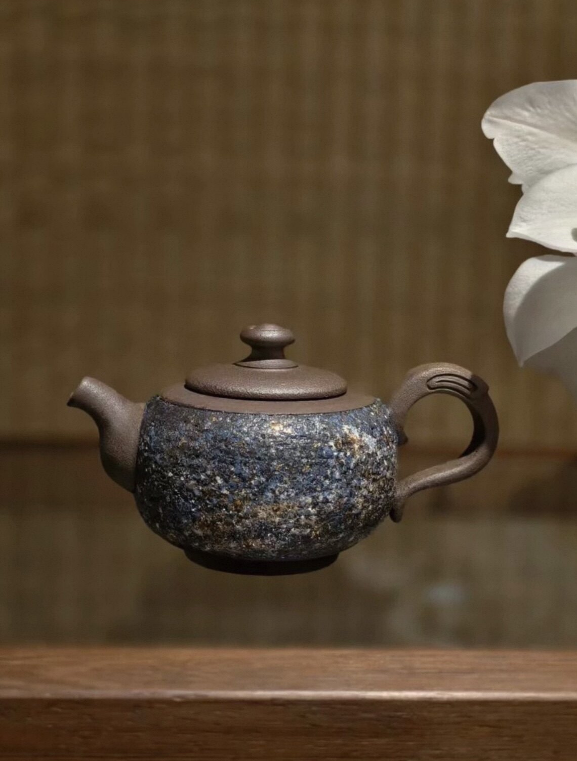 叶桦洋台湾岩矿壶全手工老茶普洱软水提韵碧海金沙130cc泡茶壶