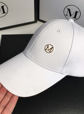 新品白色鸭舌帽女士春夏百搭棒球帽潮人遮阳男女韩版休闲帽时尚