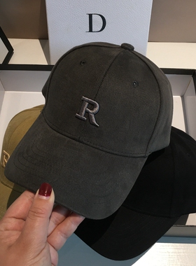 新款男女棒球帽时尚刺绣字母鸭舌帽显脸小大头围百搭休闲户外潮