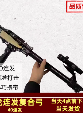 复合弓新款成年人专用闪龙连发高精度精准威力泥丸钢珠户外大弹珠