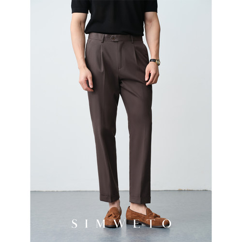 雾感棉透气舒适休闲裤