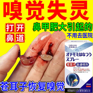 嗅觉失灵专用嗅觉恢复药鼻子闻不到味鼻甲消炎修复进口