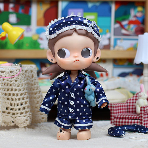 20cm嘎子姐娃衣 华丽睡衣丝滑面料 Zsiga向往之处1/8可动人偶衣服