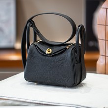 真皮mini琳迪包2025新款牛皮医生包单肩手提斜挎lindy枕头包女包