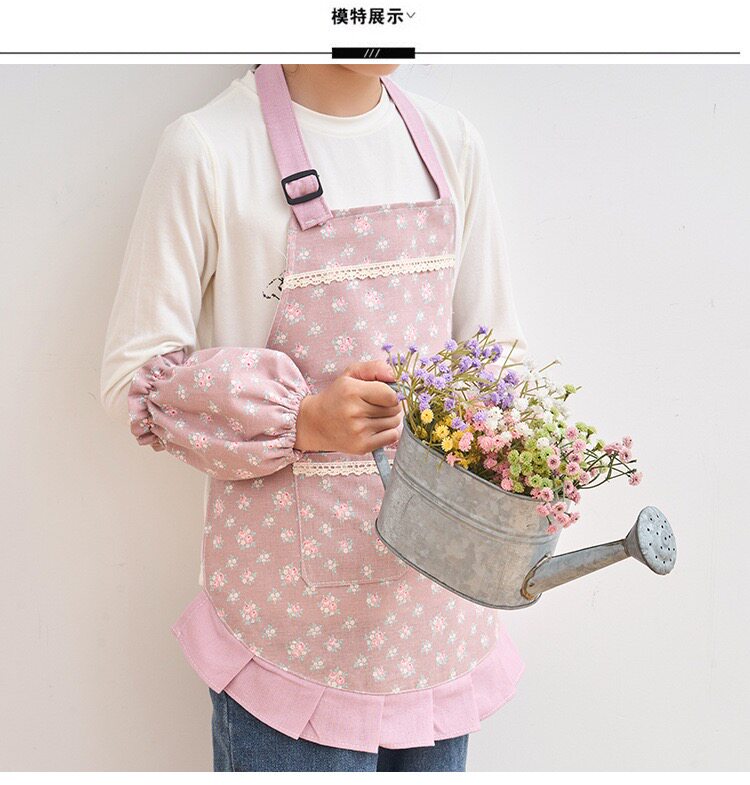 儿童围裙画画防水女孩反穿衣绘画护衣男孩厨房幼儿园吃饭宝宝罩衣