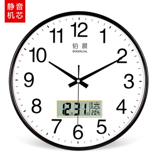 钟表挂钟客厅现代家用挂墙时钟卧室简约挂表创意墙钟个性石英钟