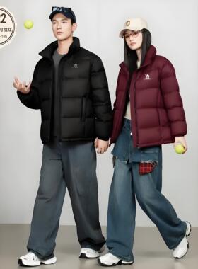 【翻新加工定制】情侣款羽绒服九成品女短款面包服宽松加厚半成品