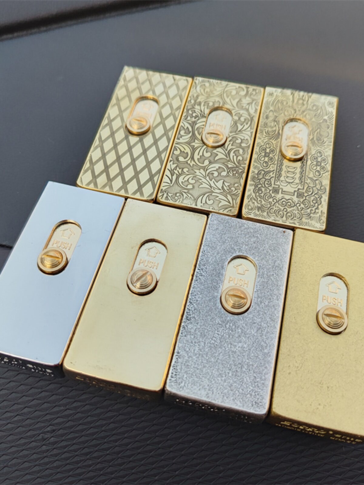 Z739佐罗火柴盒煤油打火机推拉一键弹射点火升降机密封大容量个性