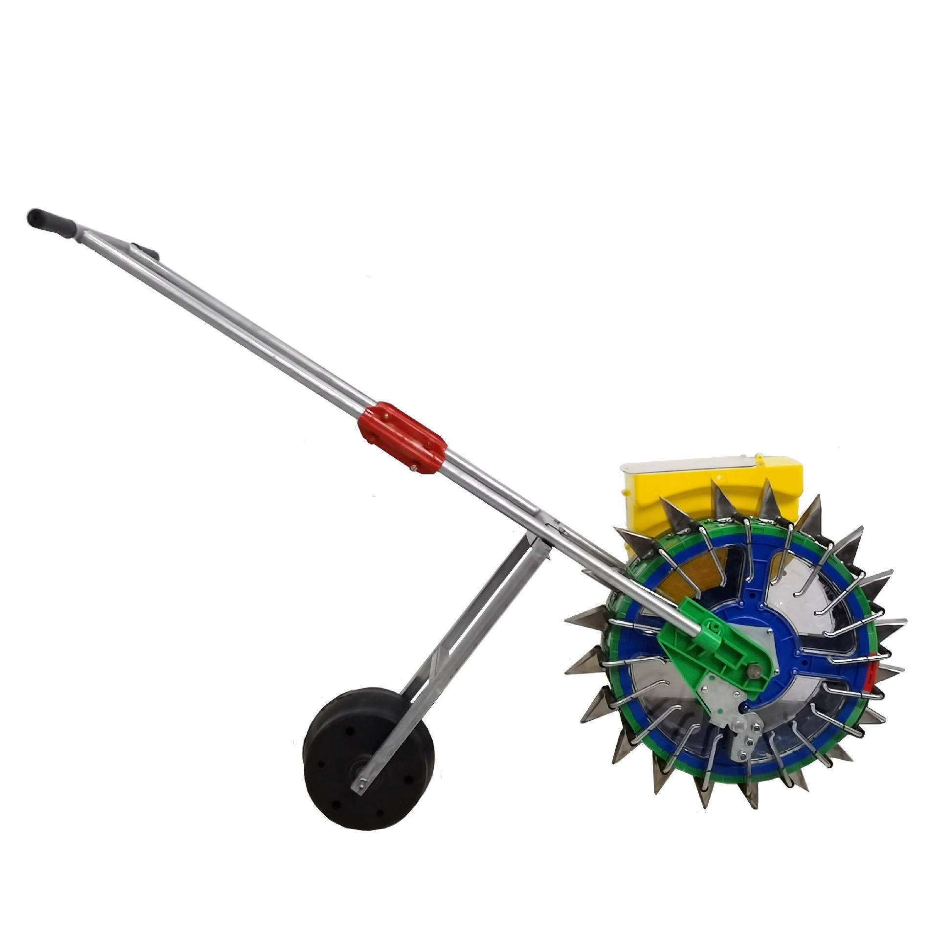 20嘴手推式播种机大豆玉米花生高粱谷子菜籽芝麻点播机滚轮施肥器