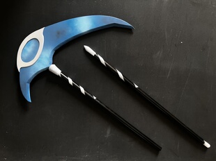 无限道具 废墟图书馆cos阿尔加利亚扭曲镰刀cosplay道具