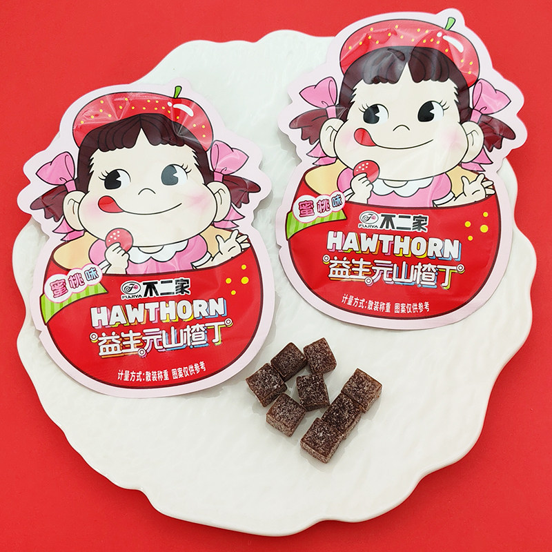 不二家益生元山楂丁喜糖周岁伴手礼儿童小学生休闲零食生日礼物图片