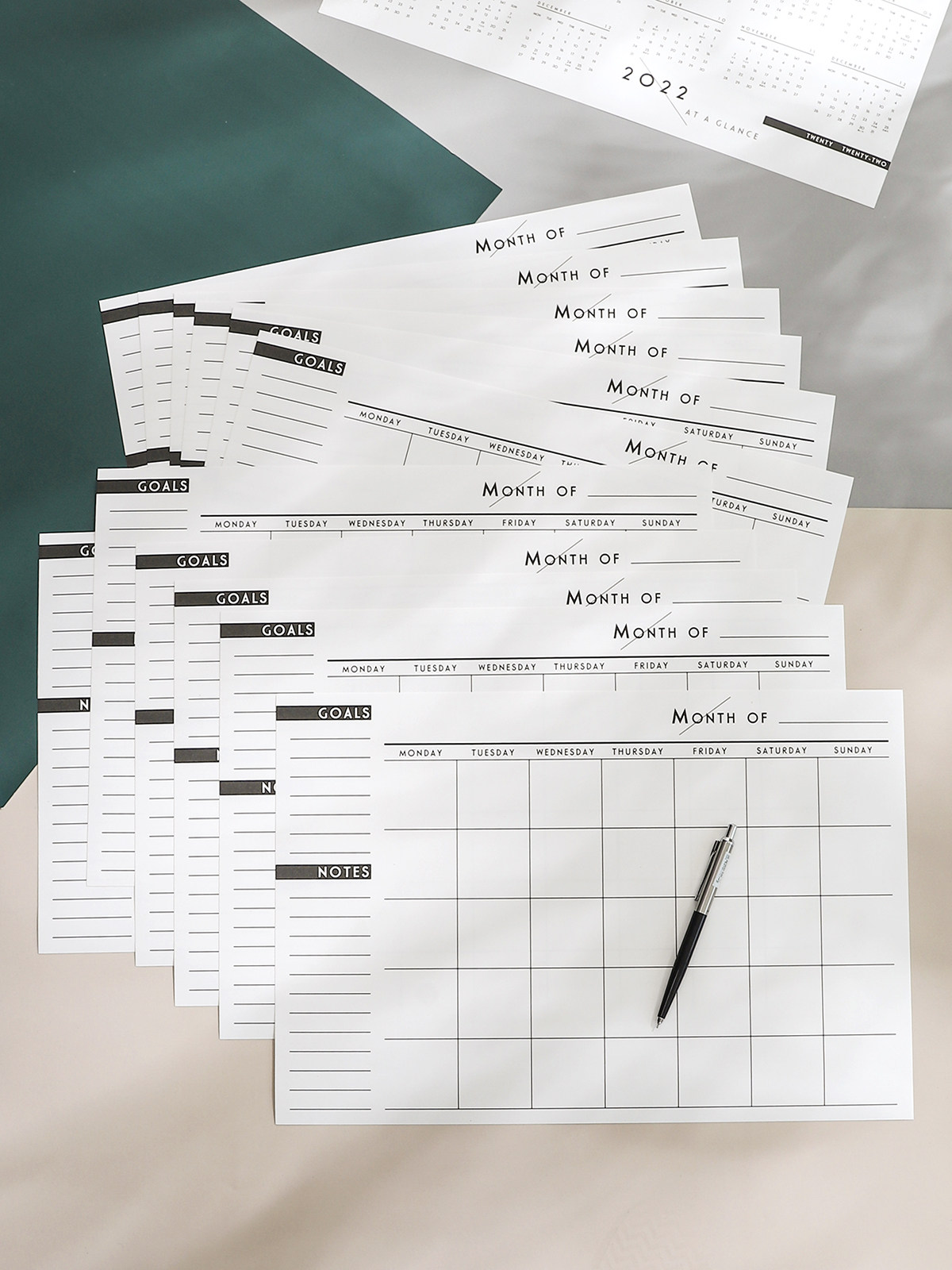 A3月计划备忘待办便签办公桌好物