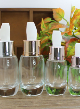 化妆品玻璃精华液精油分装瓶30ml