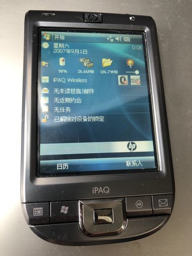 惠普ipaq 112，110掌上电脑pda，hstnh-f16c，带wifi，蓝牙