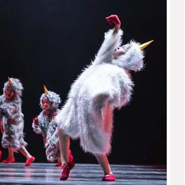 十一届小荷风采我骄傲小鸡演出服儿童动物表演服六一少儿舞蹈服新