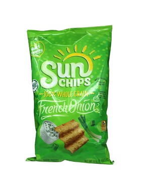 美国进口SUN Chips阳光奶酪味洋葱番茄休闲零食谷物玉米片184.2g