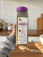 737g bottle of medium-salt parsley and garlic powder compound seasoning, light food, baking, frying, stir-frying, barbecue and Western cuisine seasoning thumbnail 5