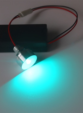 冰蓝色led灯浅蓝电子灯3伏蓝色冷光发光氛围灯3V冰蓝光五号电池灯