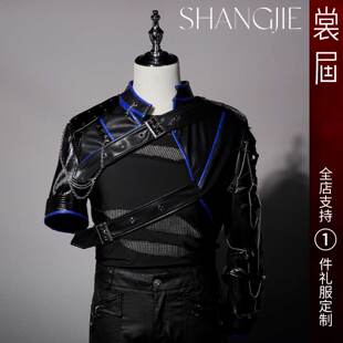 原创高级感外套主播新款 男团西服装 订定制 零域 裳届Design