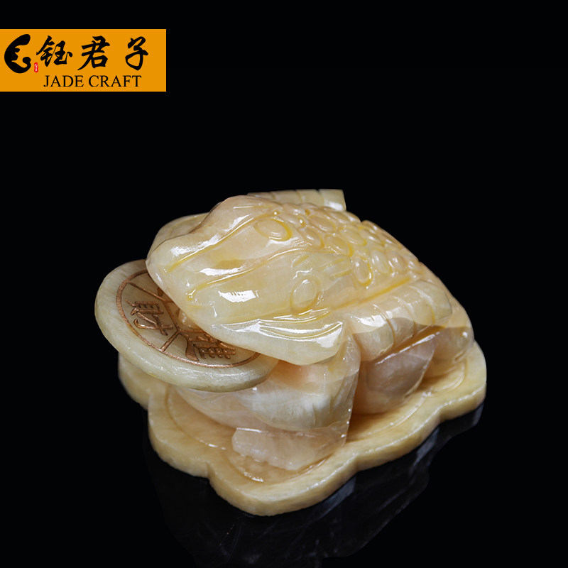 钰君子天然玉石招财金蟾摆件三足蟾蜍店铺开业礼品风水装饰金蝉|ruв категории Домашний быт, украшения - от Buy2taobao.com для оказания профессиональной услуги покупки агента Taobao