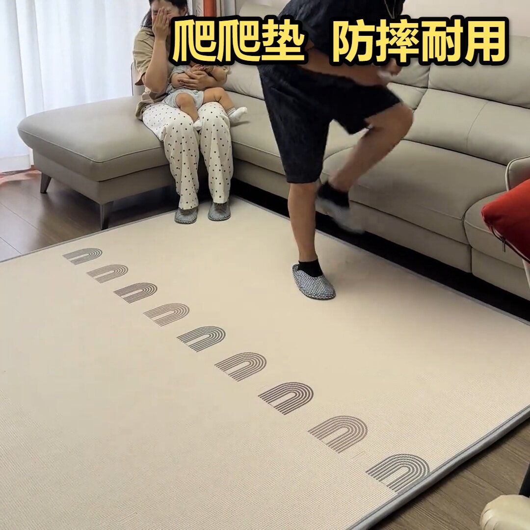爬爬垫宝宝爬行垫加厚婴儿客厅家用防水防滑儿童环保泡沫地垫防潮