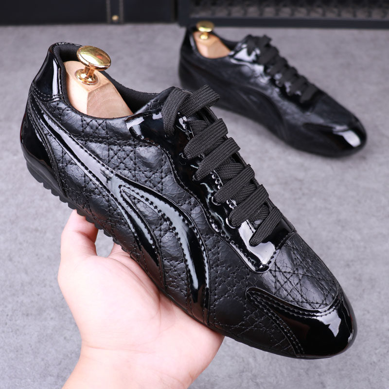 欧洲站男鞋2024秋季新款舒适豆豆鞋个性网红爆裂刺绣男士休闲鞋子,流行男鞋,乐福鞋（豆豆鞋）,淘宝优惠券,粉丝福利购,淘宝优惠卷