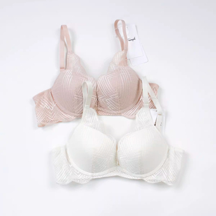 黛安芬专柜正品 1979 舒适提升无钢圈性感深V型蕾丝水盈聚拢文胸11