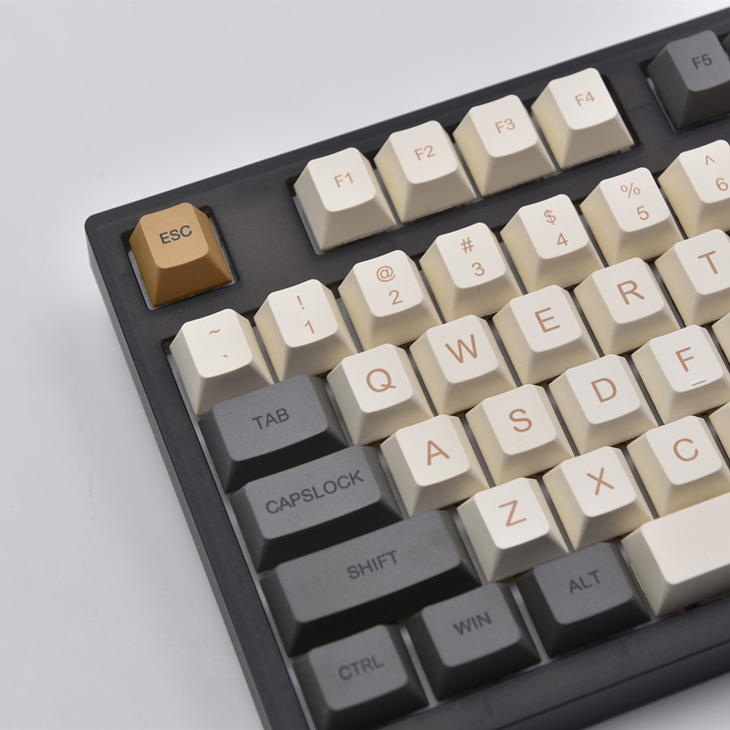光头XDA微光123键PBT热升华机械键盘61/75/84/87/98/104通用键帽_虎窝淘