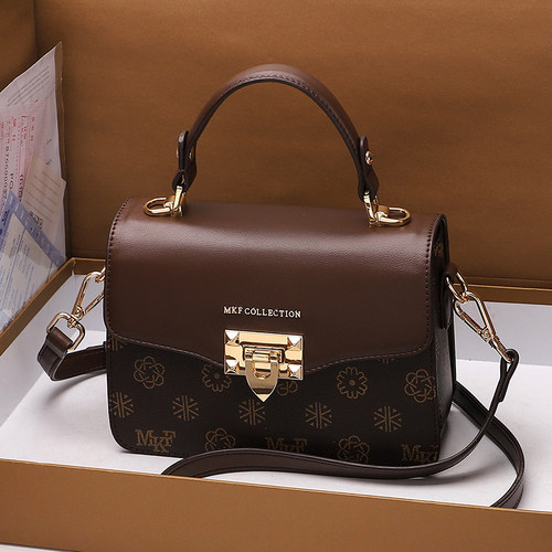 法国女包高级真皮包包女式2025新款通勤手提包单肩斜挎小方包