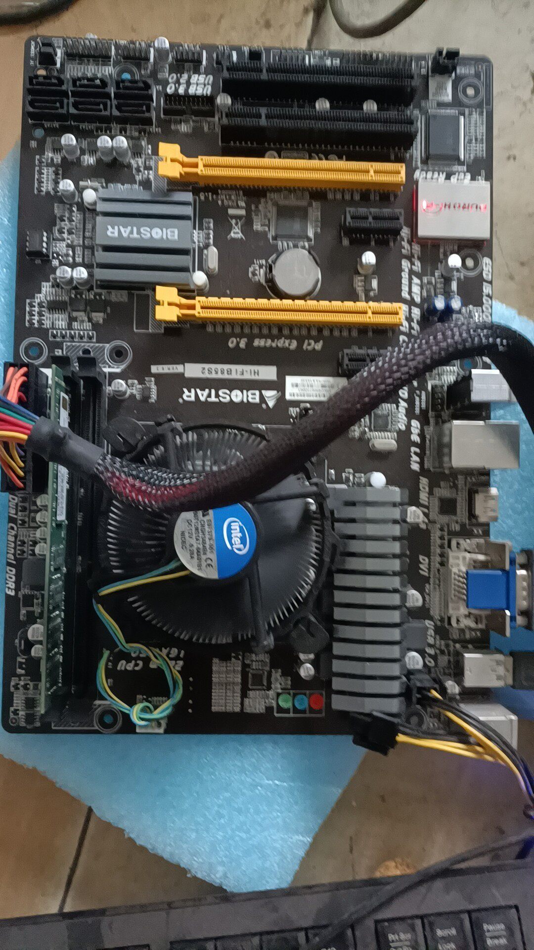 映泰主板h i—fi  b85s2i54570cpu正常使 议价