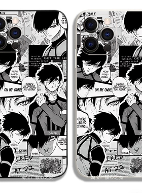 蓝色监狱糸师凛12手机壳适用iphone15promaxR硅胶78plus苹果14小米13一加ACE洁世一vivoiqoo11华为mate60荣耀