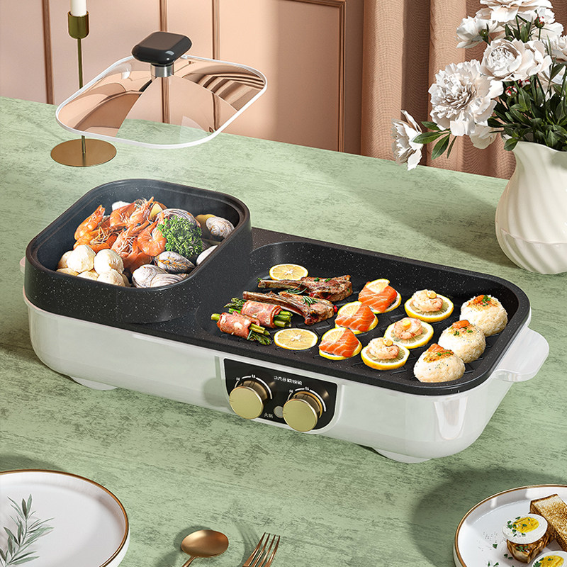 欧锐铂 臻品烤涮一体锅ORB-227 多功能料理锅  家用