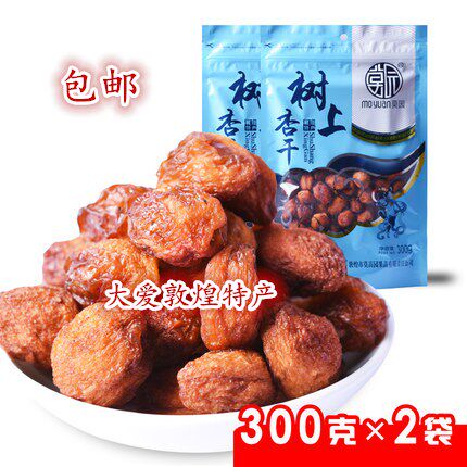 甘肃省敦煌特产莫园树上李广杏干300gX2袋装果干旅游零食干果包邮