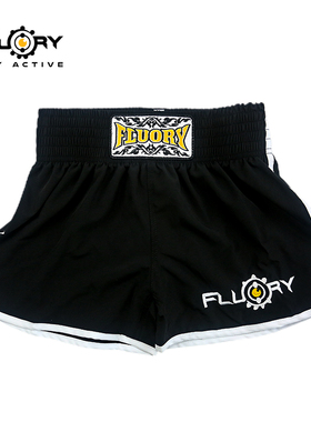 FLUORY火垒散打拳击短裤休闲短款跑步运动短裤薄款速干泰拳搏击裤