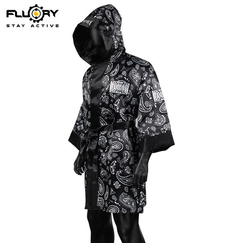 FLUORY拳击泰拳战袍出场披风