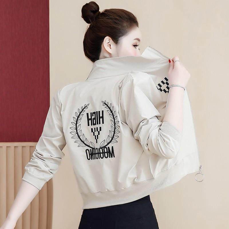 香港潮牌休闲女装2025新款夹克上衣短款外套女春秋韩版百搭棒球服