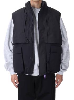 DAIWA PIER39 拼接撞色工装多口袋防风保暖背心羽绒服男马甲外套