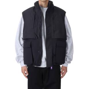 DAIWA PIER39 拼接撞色工装多口袋防风保暖背心羽绒服男马甲外套