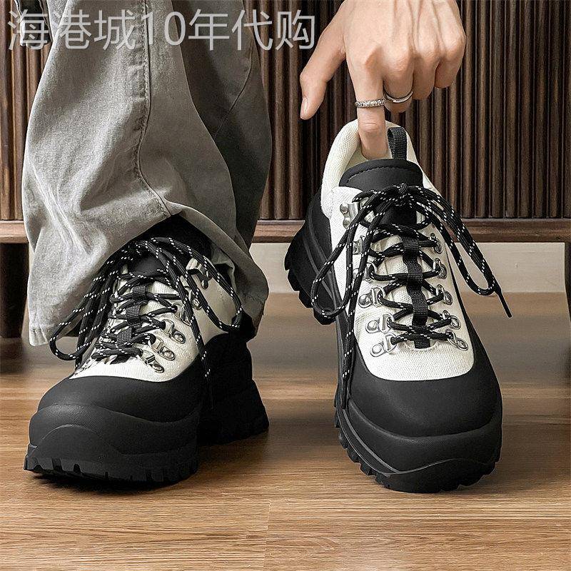 【高品质】鞋子男鞋大头工装鞋2026新款潮牌登山鞋厚底户外徒步鞋