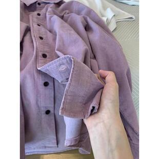 日系2025秋季新款女士高级感温柔减龄休闲灯芯绒衬衫针织马甲套装