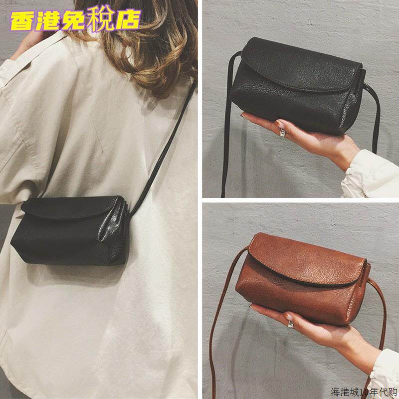 法国正品轻奢MK BM女包新款时尚真皮高级复古单肩斜挎迷你小方包
