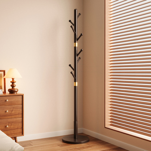 非实木衣架落地衣帽架挂衣杆室内挂衣卧室家用衣服挂衣架简易立式