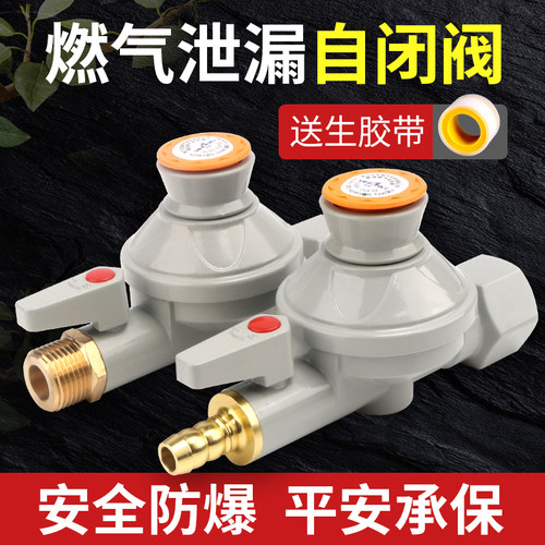 管道家用保护断气安全防爆自闭阀